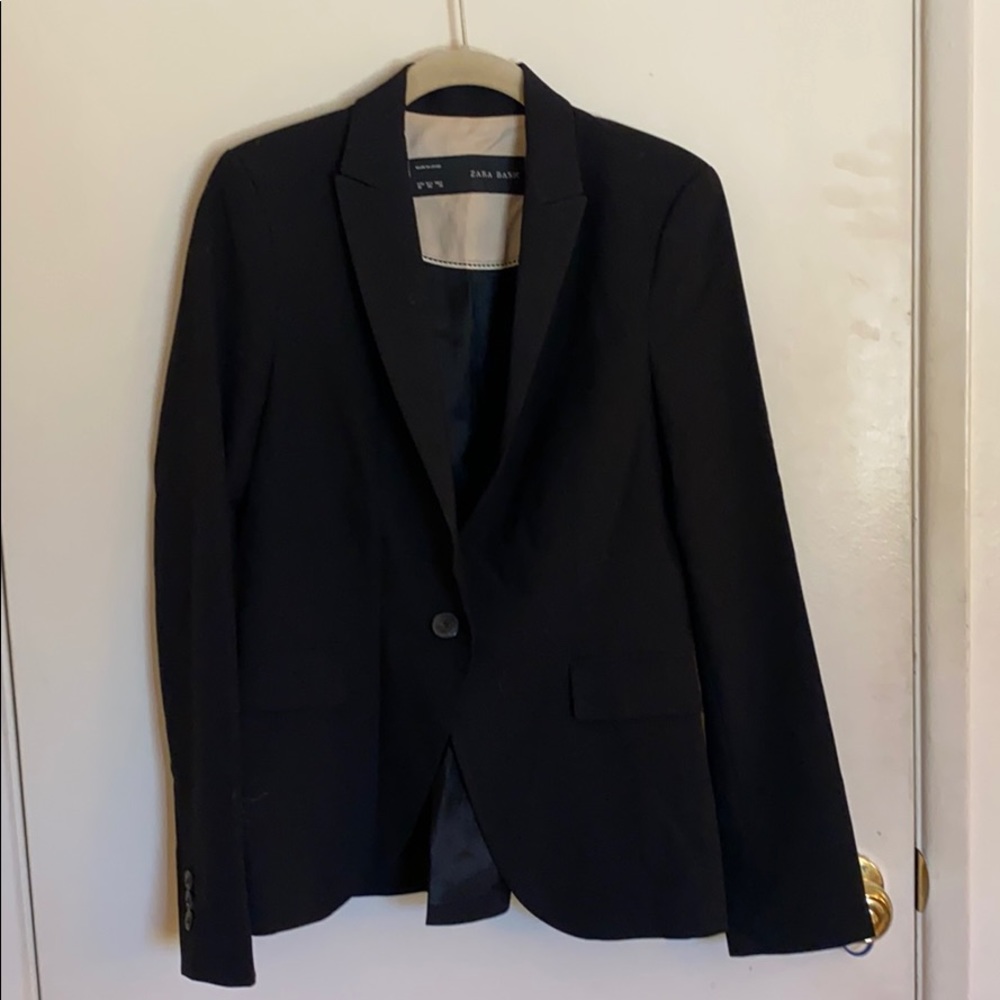 Zara black blazer sz 6